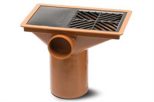 Polypipe Underground Drainage 110mm Rectangular Hopper - UG428
