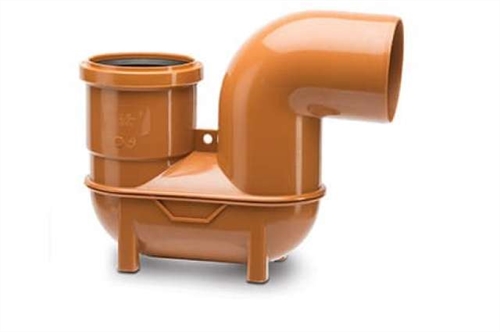 Polypipe Underground Drainage 110mm Lowback "P" Trap - UG498