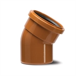 Polypipe Underground Drainage 110mm 45 Bend Single Socket - UG404 Polypipe Underground Drainage 110mm 45 Bend Single Socket - UG404