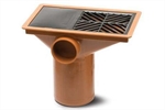 Polypipe Underground Drainage 110mm Rectangular Hopper - UG428 Polypipe Underground Drainage 110mm Rectangular Hopper - UG428