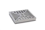 Polypipe Underground Drainage 110mm Bottle Gully Square Aluminium Grid - UG443 Polypipe Underground Drainage 110mm Bottle Gully Square Aluminium Grid - UG443