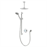 Aqualisa Quartz Classic Smart Digital Shower Concealed with Adjustable and Fixed Ceiling Head HPCombi - QZDA1BVDVFC23