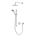 Aqualisa Quartz Classic Smart Digital Shower Concealed with Adjustable and Fixed Wall Head HPCombi - QZDA1BVDVFW23