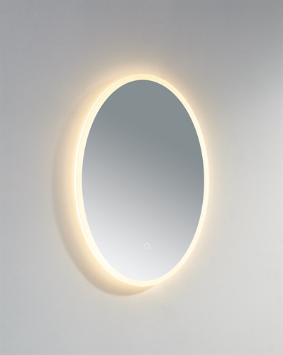 Burleigh 700mmx500mm Oval with White Acrylic Edge