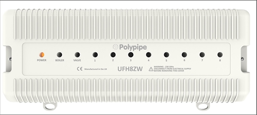 Polypipe 8 Zone Wiring Centre - UFH8ZW