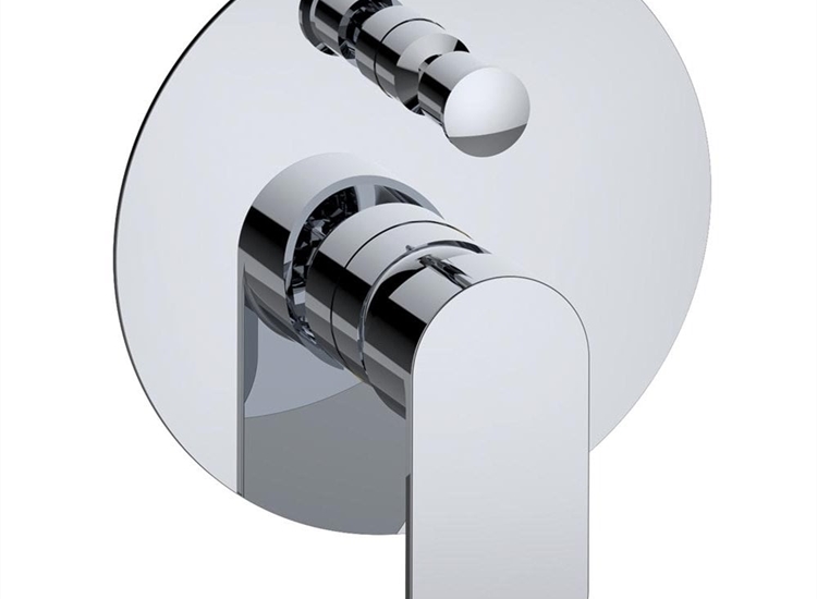 Opal Manual Shower Valve with Diverter - 2 Outlets (controls 2 functions, 1 at a time)