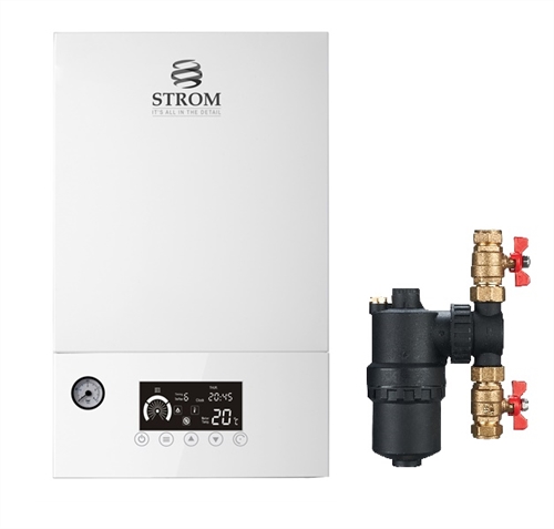 Strom 21KW Three Phase Electric Combi Boiler C/W Filter - WBTP21C