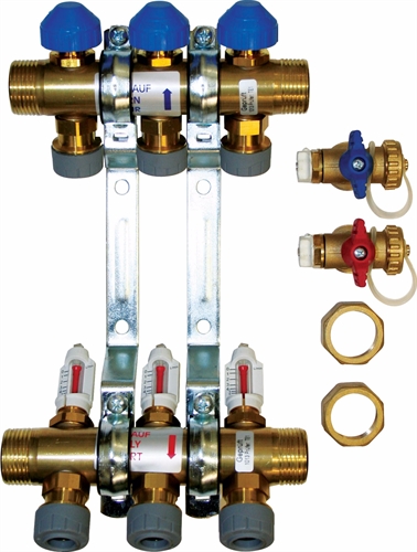 Polypipe 15mm Push-Fit Manifold - 9 Port  PB12744