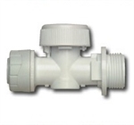 Polyplumb Appliance Valve (White)