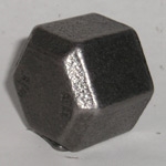 ½" Black Iron Cap