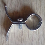 15MM CHROME SADDLE CLIP