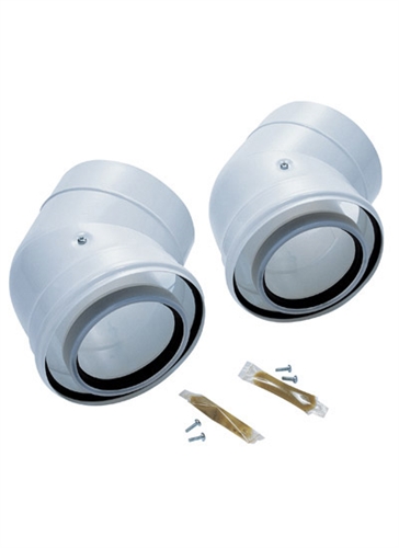 Worcester Greenstar Oilfit 100/150 45 Degree Elbow pair 7716190047