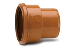 Polypipe Underground Drainage 110mm Super Clay Pipe Adaptor to PVC Spigot - UG459 Polypipe Underground Drainage 110mm Super Clay Pipe Adaptor to PVC Spigot - UG459
