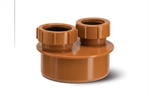 Polypipe Underground Drainage 110mm Waste Pipe Adaptor 32mm amp 40mm Double Mixed To Socket - UG461 Polypipe Underground Drainage 110mm Waste Pipe Adaptor 32mm amp 40mm Double Mixed To Socket - UG461