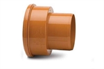 Polypipe Underground Drainage 110mm Thick Clay Pipe Adaptor to PVC Spigot - UG487 Polypipe Underground Drainage 110mm Thick Clay Pipe Adaptor to PVC Spigot - UG487