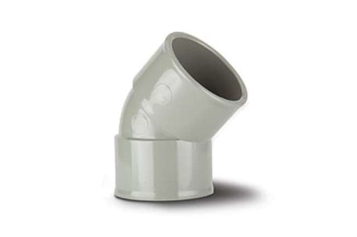 Polypipe 40mm Obtuse Bend 45° - MU213