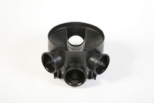 Polypipe 4" Underground Base For Shallow Access Chambers (170mm & 2 Blanking Plugs)