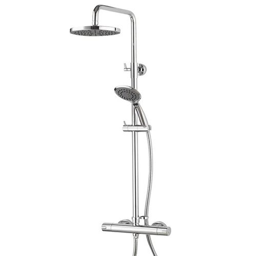 Aqualisa AQ Round Shower Column Chrome - AQ150BAR2