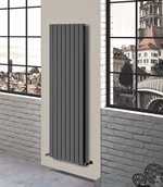 Baker 1800x458 Vertical Flat Profile Steel Radiator Type 10 Anthracite