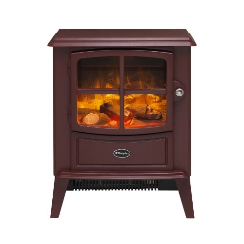 Dimplex Brayford Burgundy Optiflame Electric Stove - BFD20BRG