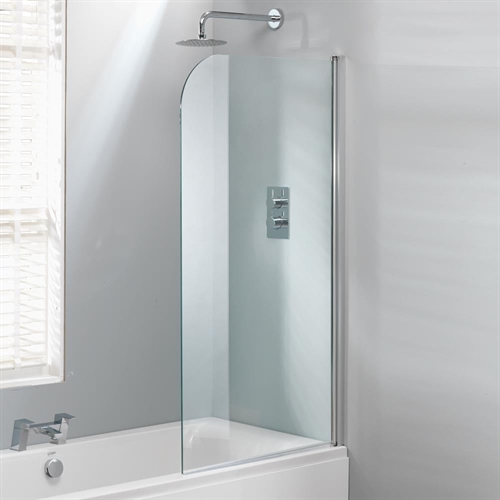 Genesis 800 Curved Bath Screen - 1500 x 800mm