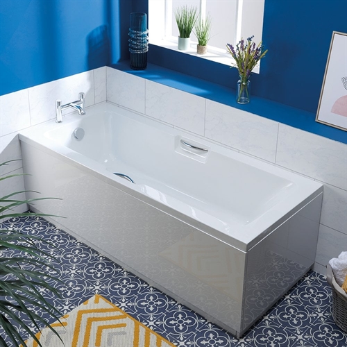 Alexandria Twin-Gripped Bath with Anti-Slip Base (Standard) - 1700 x 700mm