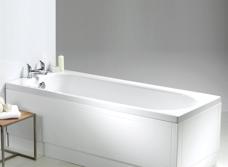 Ebony Single Ended Bath (Standard or Superspec) - 1700 x 700mm