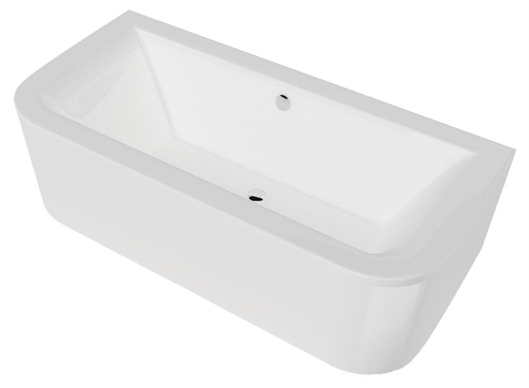 Kansas Bath & Skirt with Option 2 Whirlpool - 1700 x 750mm