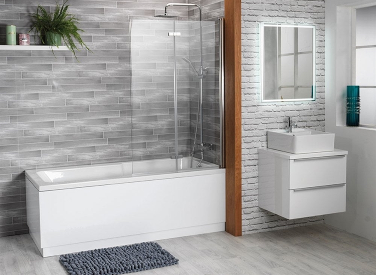 Iowa Shower Bath (Standard Spec) - 1700 x 750mm