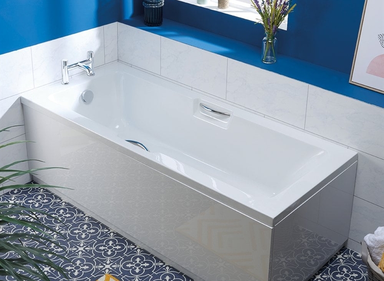 Alexandria Twin-Gripped Bath with Anti-Slip Base (Standard) - 1700 x 700mm