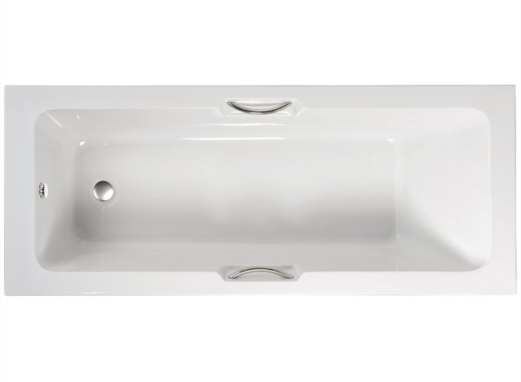 Alexandria Twin-Gripped Bath with Anti-Slip Base (Standard) - 1700 x 700mm