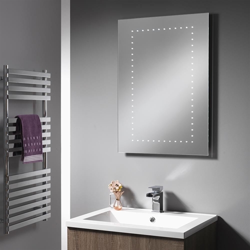 Atlanta Battery Operated Mirror with LED Lights - 2 Size Options