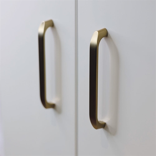 Q-Line Slim D Handle - Brushed Brass (Each)