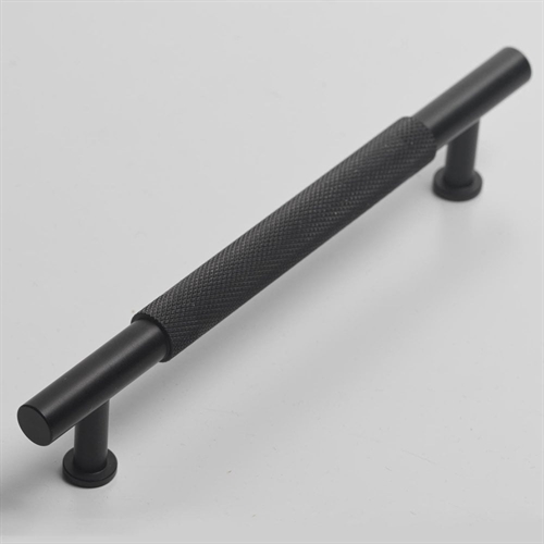 Knurled Bar Handle - Matt Black (Each)