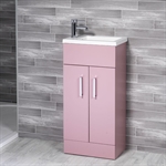 Eden 400mm Base Unit & Basin - Dusty Pink