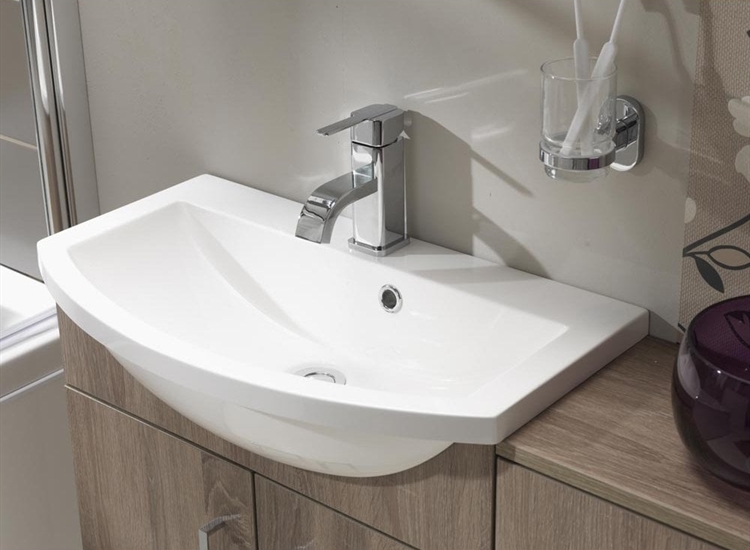 Eden 500 & 600mm Slimline Base Units & Basins - 250mm Depth (can also be used with WC Unit)