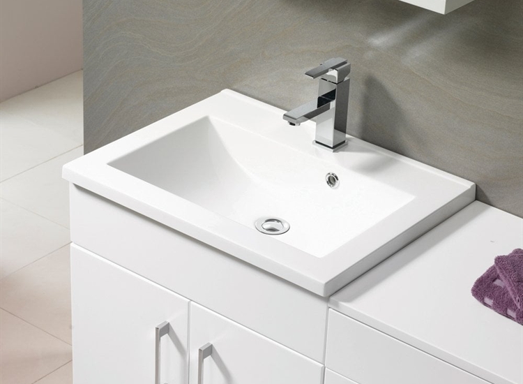 Monica 500mm & 600mm Base Unit & Basin - Matt Black