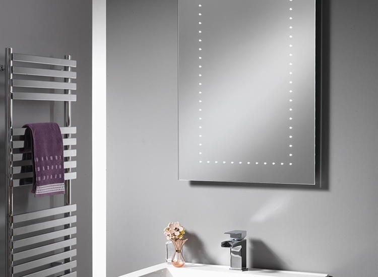 Atlanta Battery Operated Mirror with LED Lights - 2 Size Options