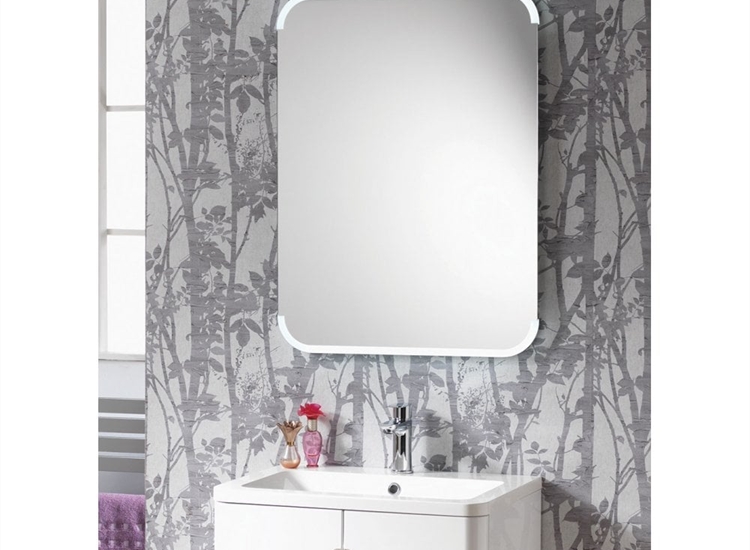 Aston Mirror with Integrated Side Lights, Anti-Mist Pad & Sensor Switch - 2 Size Options