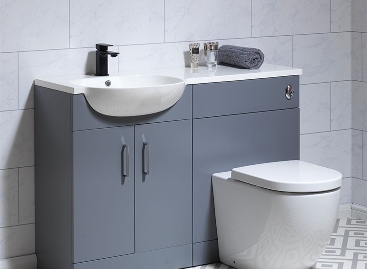 Eden 1000 & 1200mm 1-Piece Serene Basin Combination