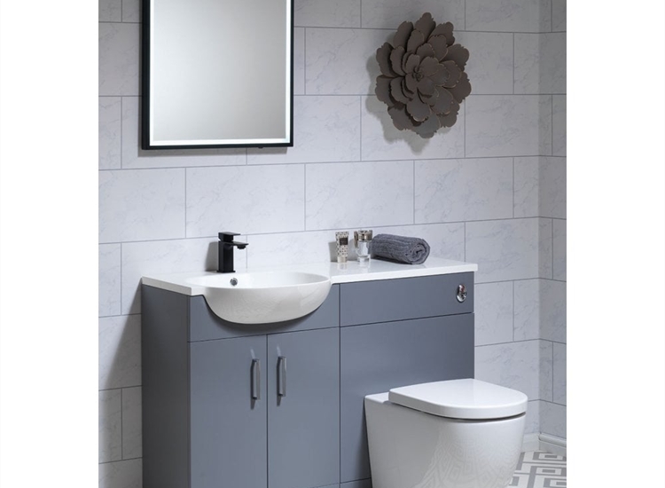 Eden 1000 & 1200mm 1-Piece Serene Basin Combination