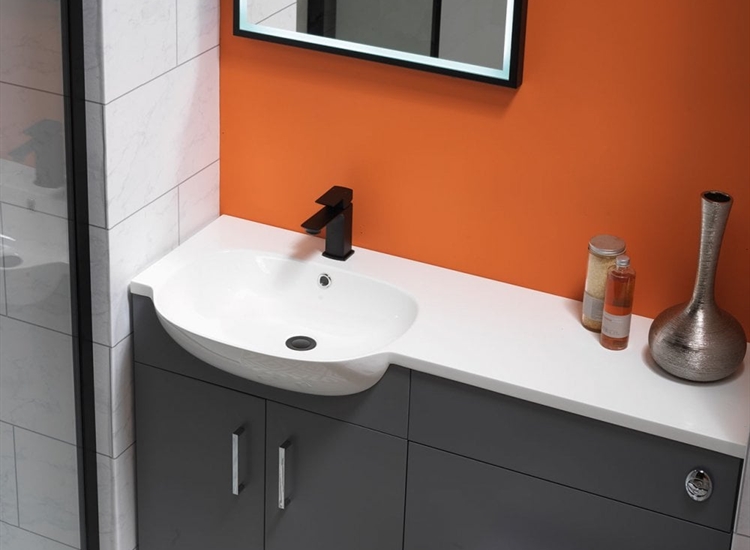 Eden 1000 & 1200mm 1-Piece Serene Basin Combination