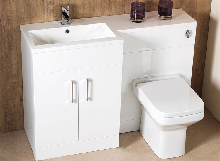 Eden 1200 1-Piece Square Basin Combination