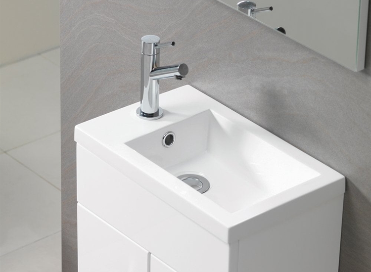 Eden 400mm Base Unit & Basin - Matt Black