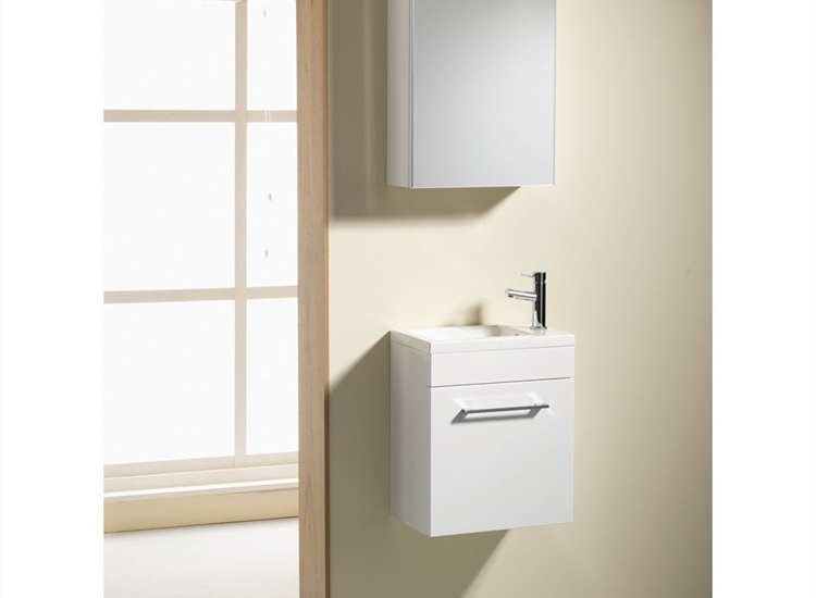 Eden 400mm Wall Hung Base Unit & Basin