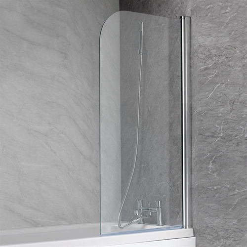 Genesis 700mm Curved Bath Screen - 1350 x 700mm