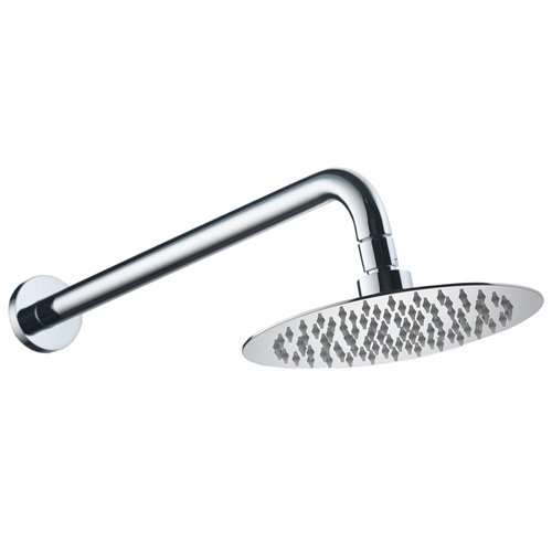 Ohio Round Fixed Shower Head & Wall Arm