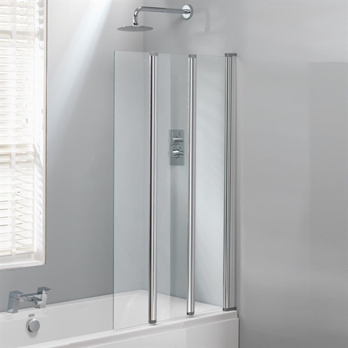 Classic Nouveau 3-Fold Bath Screen - 1400 x 860mm