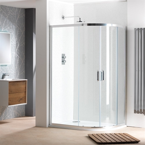 Classic Nouveau 6mm 2 Door Offset Quadrant Enclosures with Easy-Clean Glass