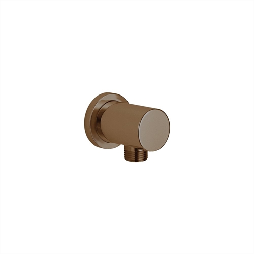 Tuscany Round Outlet Elbow - Brushed Bronze